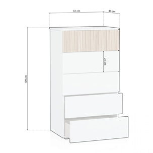 Sinfonier Nitza Blanco Artik (Blanco Mate) - Natur