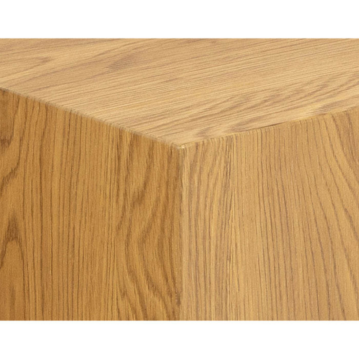 Pueblo - lot de 2 tables basses - effet bois - 58 et 50 cm - Bois