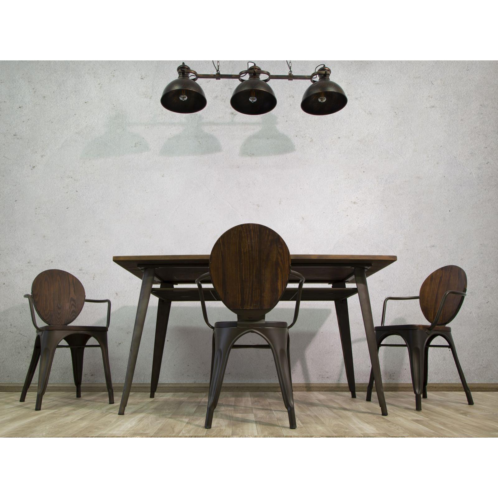 TAVOLO HARLEM OFFICINE 55 BICOLORE