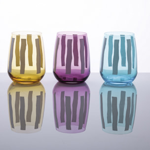 Set 6 bicchieri da acqua Fior di Loto