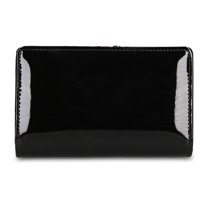 Portafoglio da donna - Modello Celeste Lux - 100% pelle - 14.5 x 9.0 x 4.0 cm