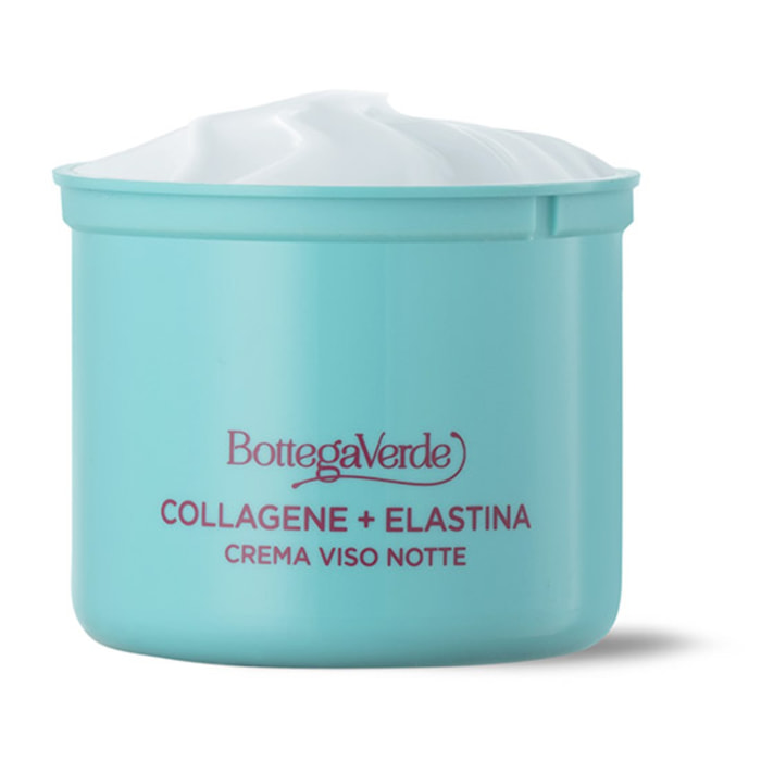 Collagene + Elastina - Ricarica crema viso notte - Booster elasticizzante - con Phytocollagen e Skinectura(TM) - tutti i tipi di pelle