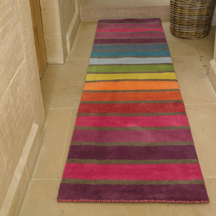 Tapis Candy en laine de couloir CANDY Multicolore