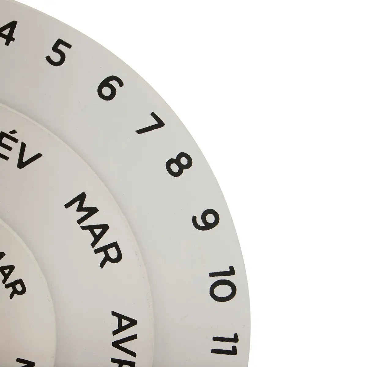 Calendrier bois Flow H.20cm
