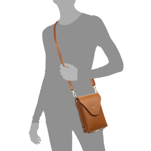 Anagni borsa a tracolla donna. Pelle autentica Dollaro.