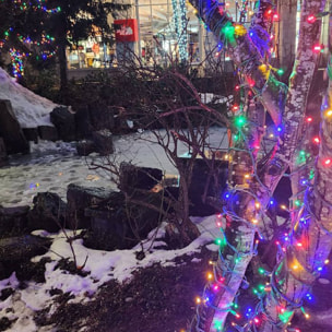 guirnalda con 80 luces led multicolor con temporizador y cable transparente