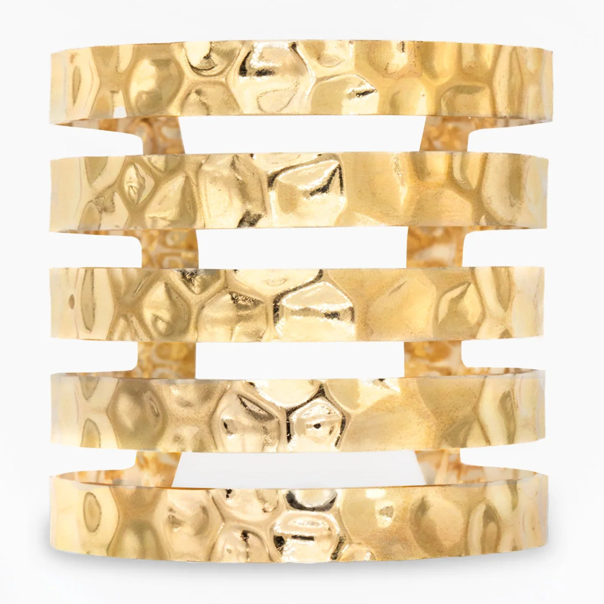 Brazalete de mujer con acabado texturizado
