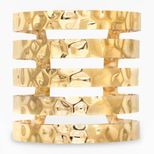 Brazalete de mujer con acabado texturizado