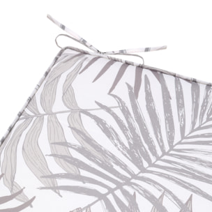 Galette de chaise feuillage - Naturel