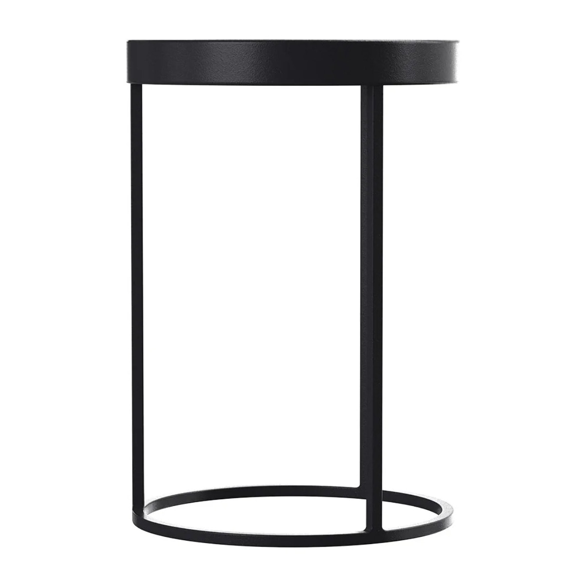 Table d'appoint en métal noir (lot de 2) - Swan