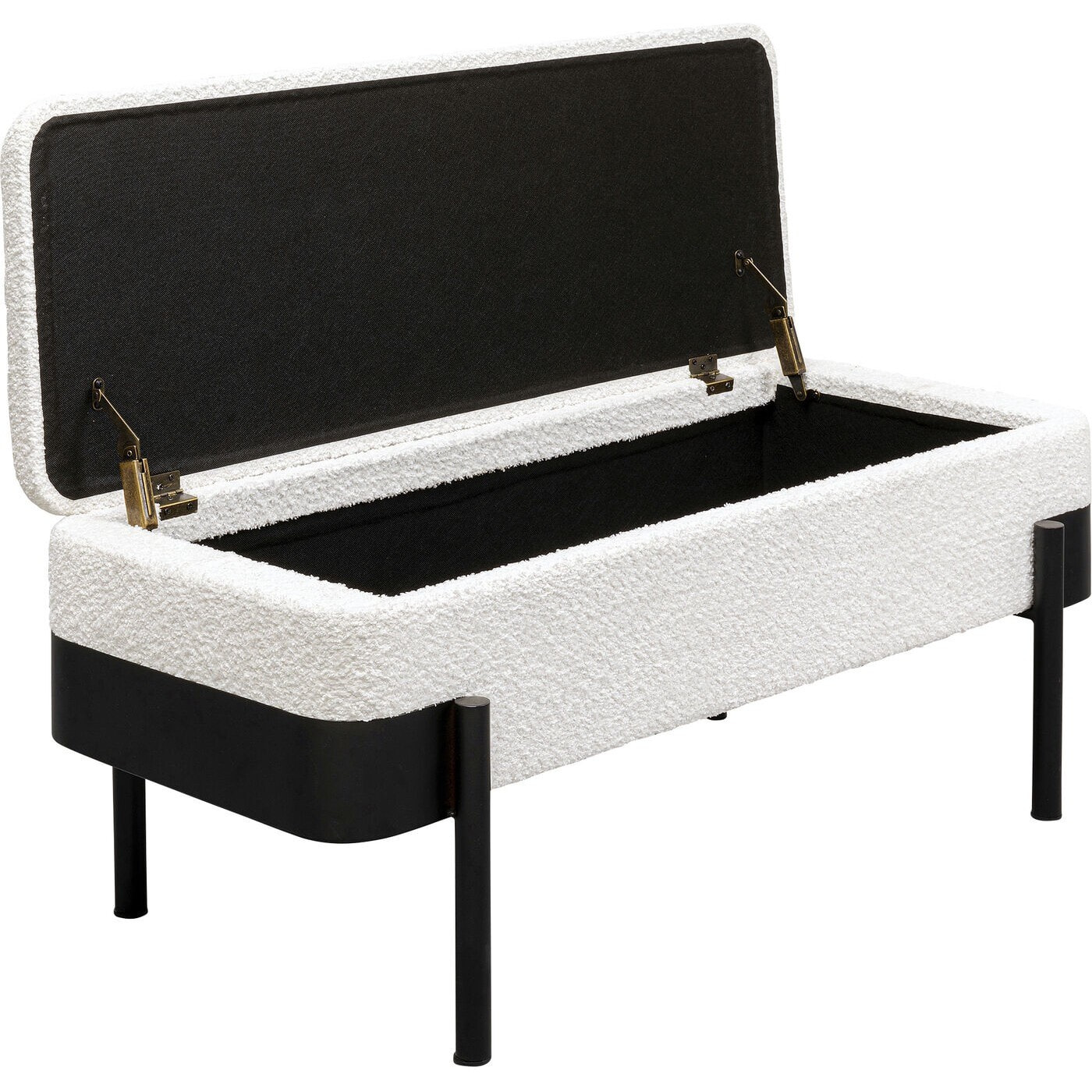 Banc-coffre Angelo blanc Kare Design