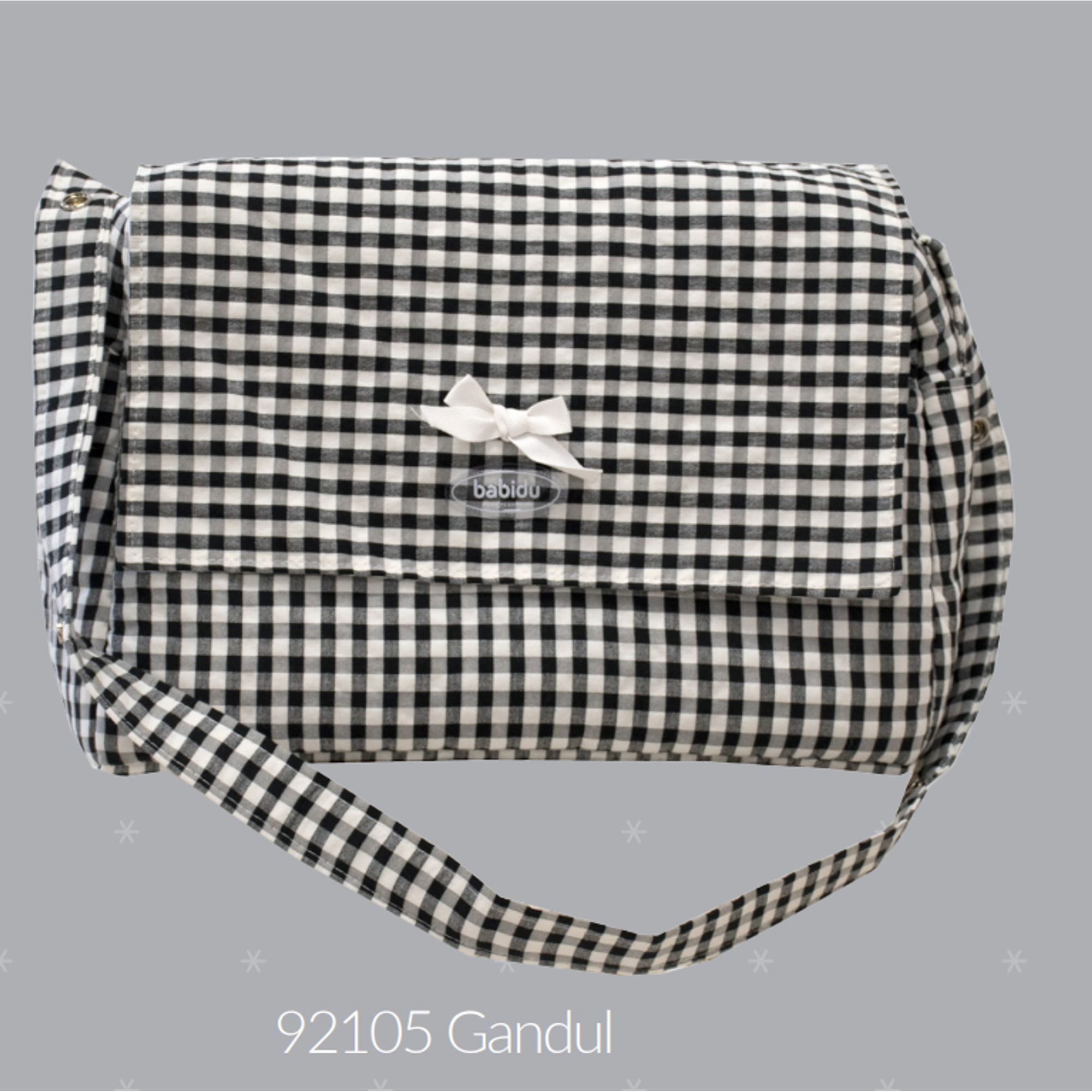 Bolso Gandul Tapeta Vichy Rosa Talla Uni