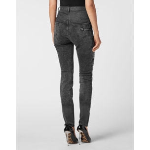 PHILIPP PLEIN Jegging de cintura alta