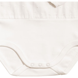 Body bebé manga larga plumetti cuello