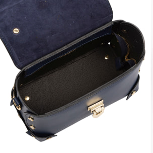 Barrali Bolso bandolera Mujer.Piel auténtica Ruga