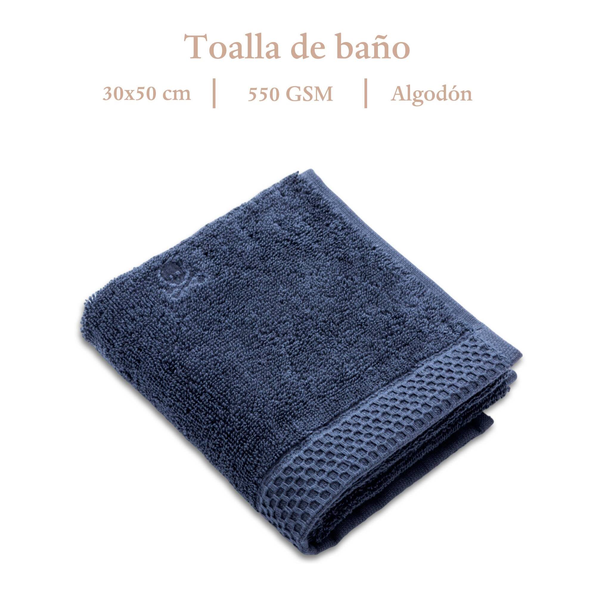 Toalla de invitados nidus 30x50cm azul navy scalpers home