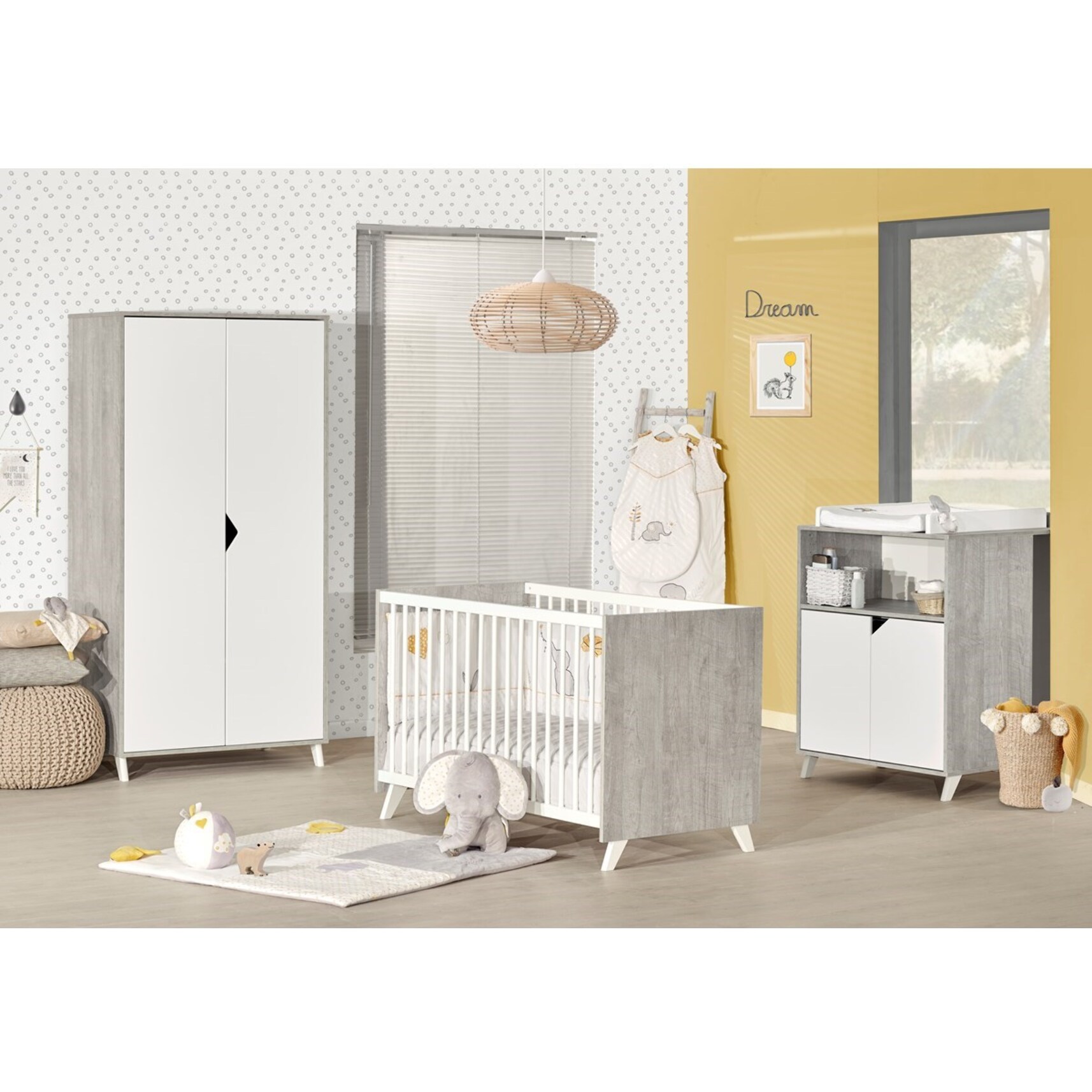 Commode à langer bébé en bois