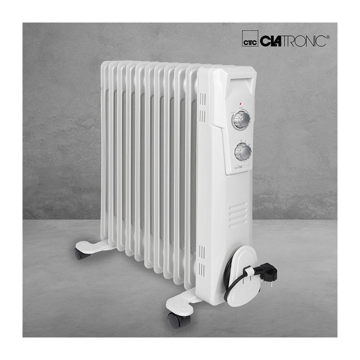 Radiateur bain d'huile 11R 2300W Clatronic Clatronic RA 3737 Blanc