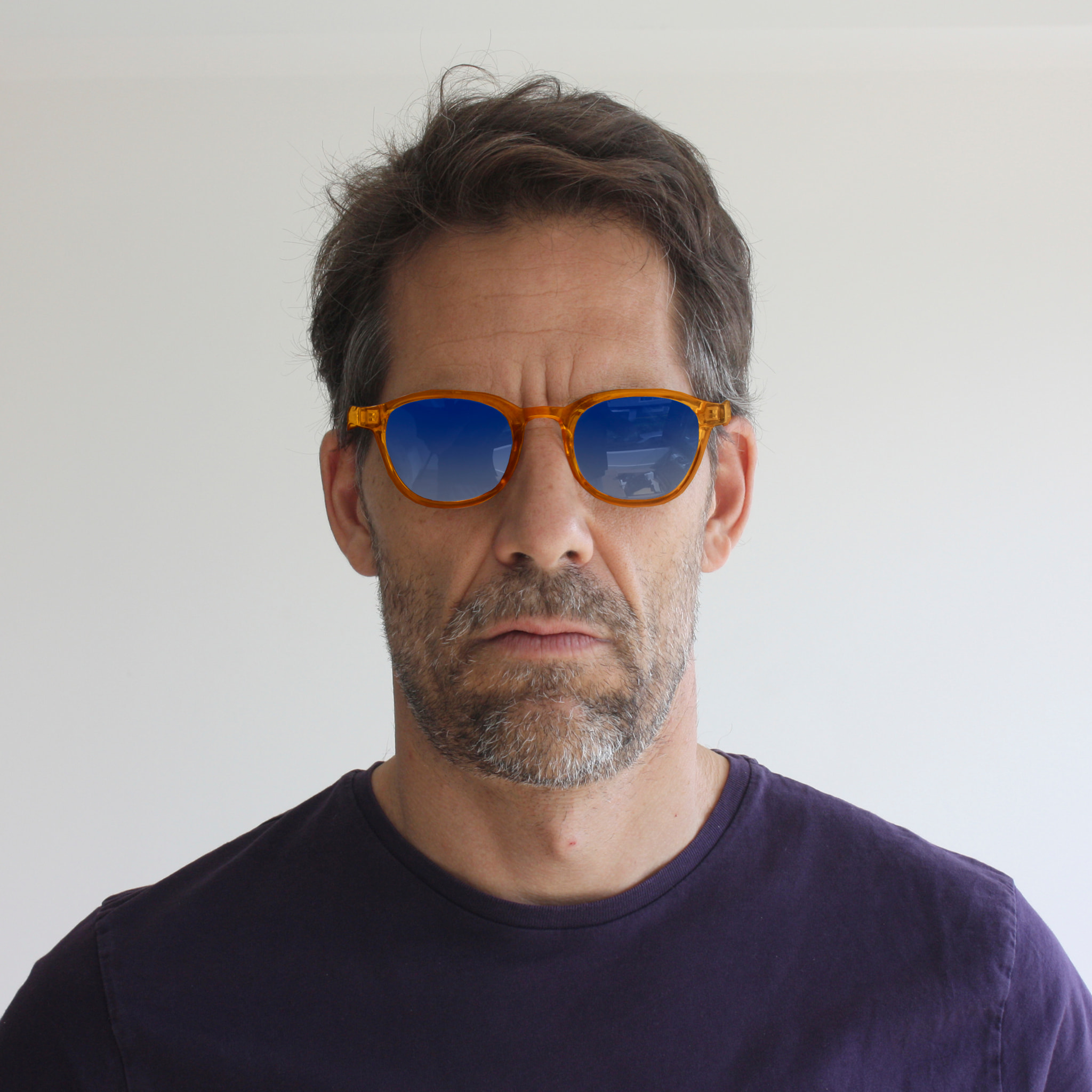 Gafas de sol OCEAN BONDI BEACH - Miel brillante / Graduada azul