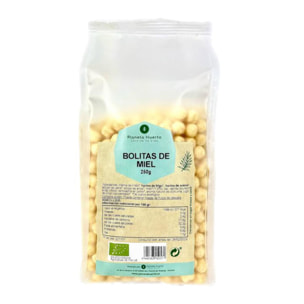 PLANETA HUERTO | Bolitas de miel ECO 250 g | Snack Natural y Ecológico, Energético y Delicioso para Niños y Adultos