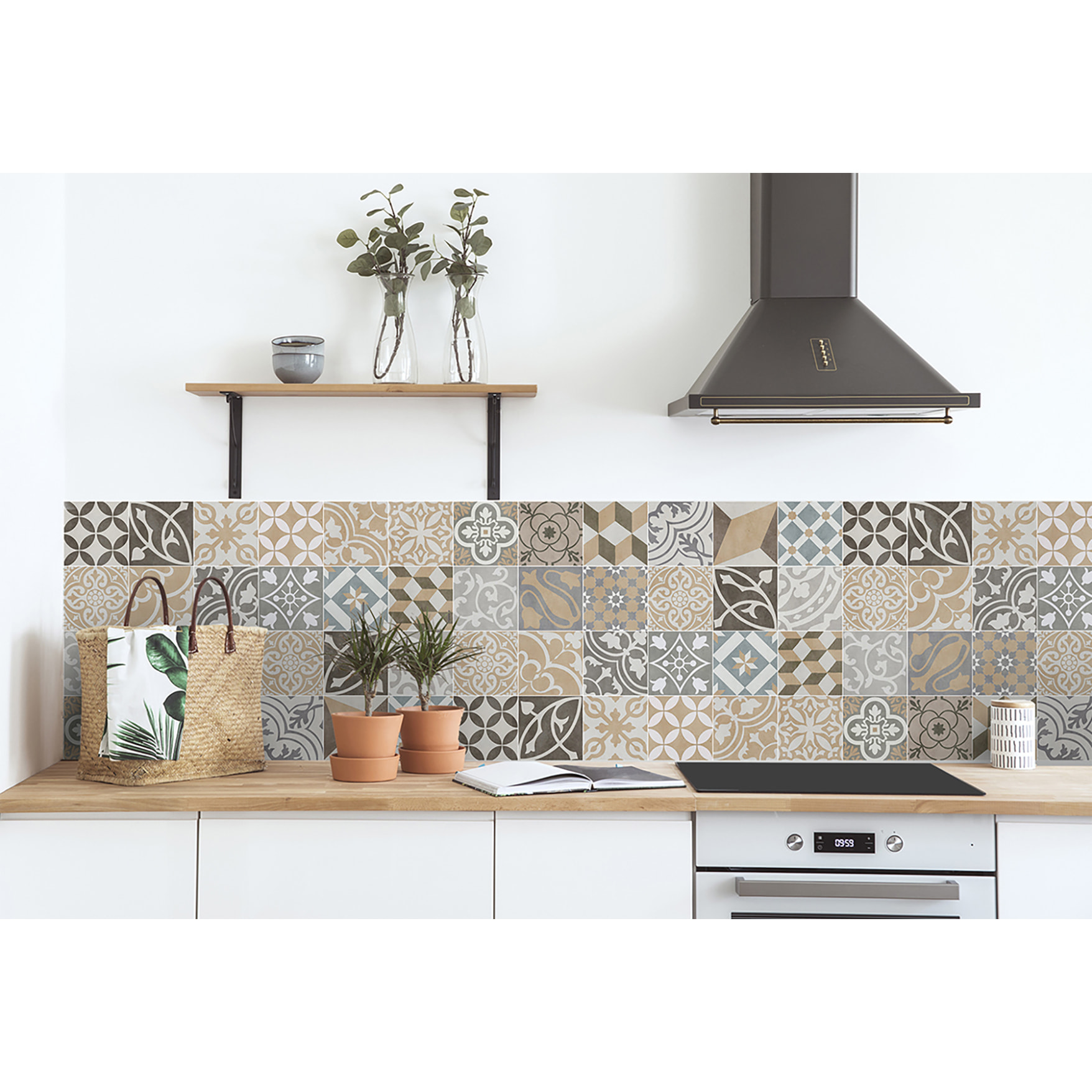 Stickers adhesivos de CERAMIKO - Antique sepia 50x100