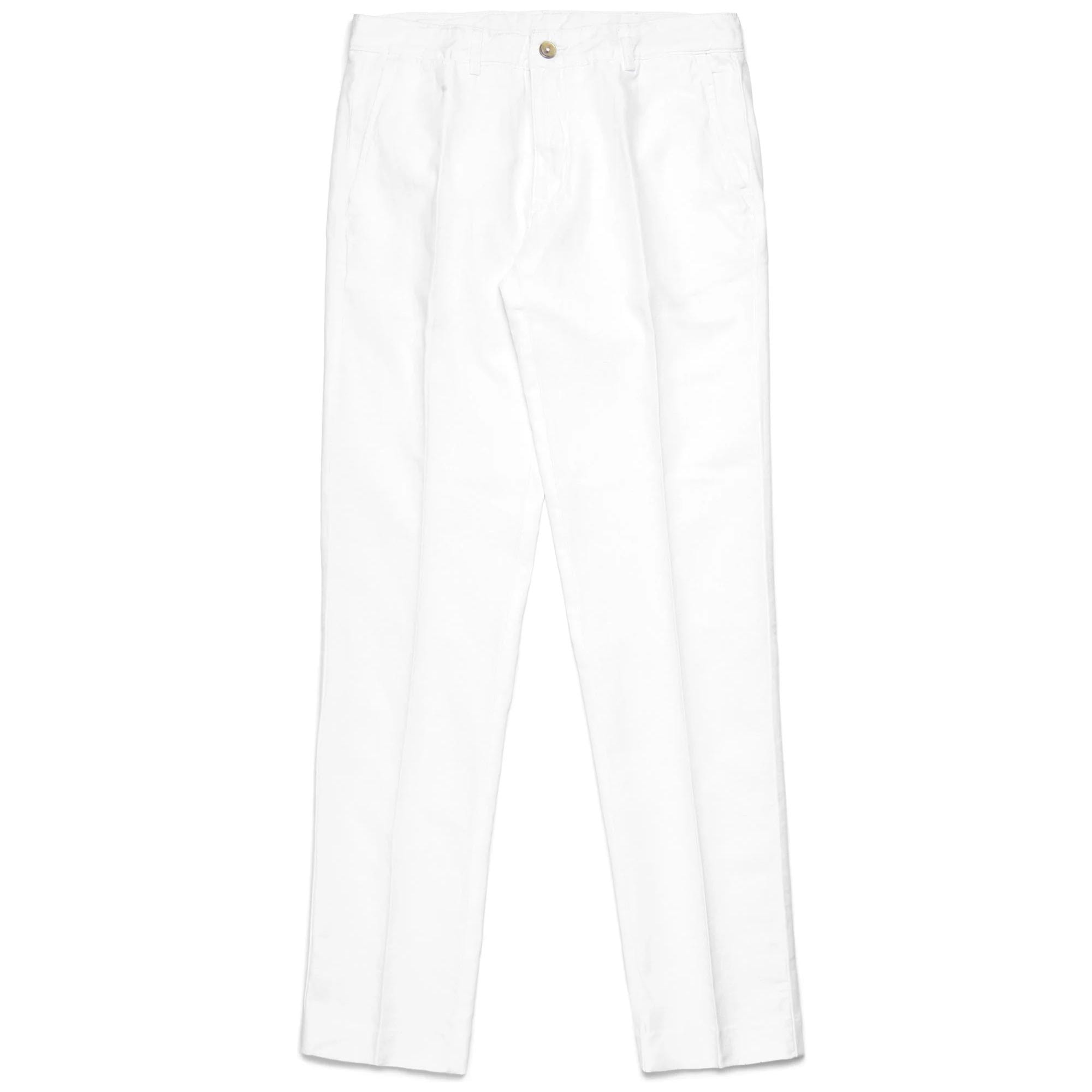 Pantaloni Robe di Kappa Uomo Bianco JEAN LINEN