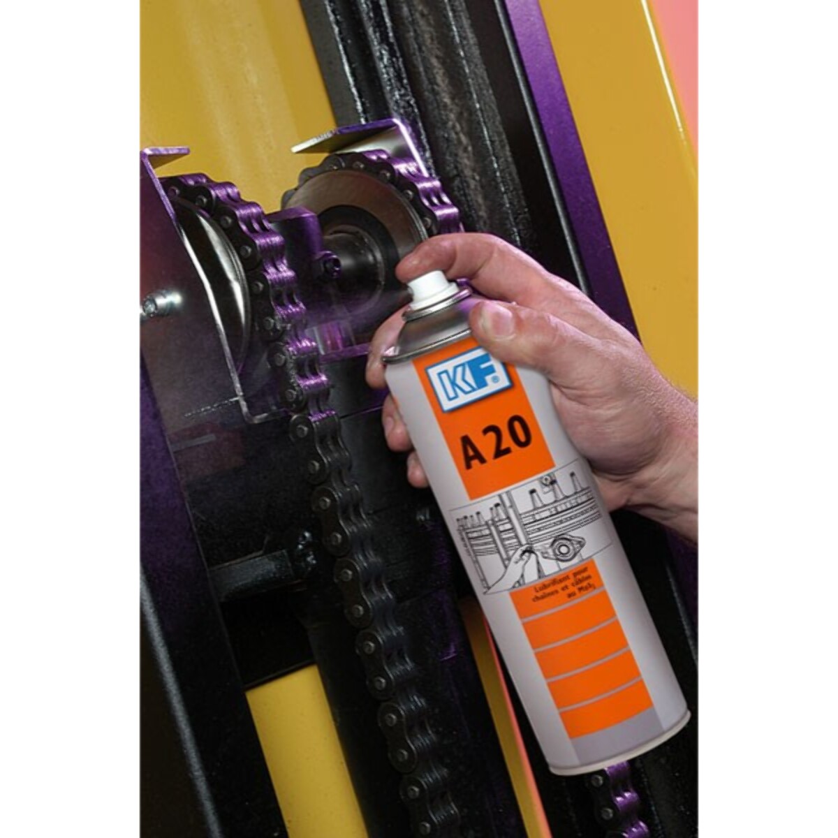 Graisse graphite et Mos 2 - KF SICERON - Aérosol - 650ml / 400ml - 6096