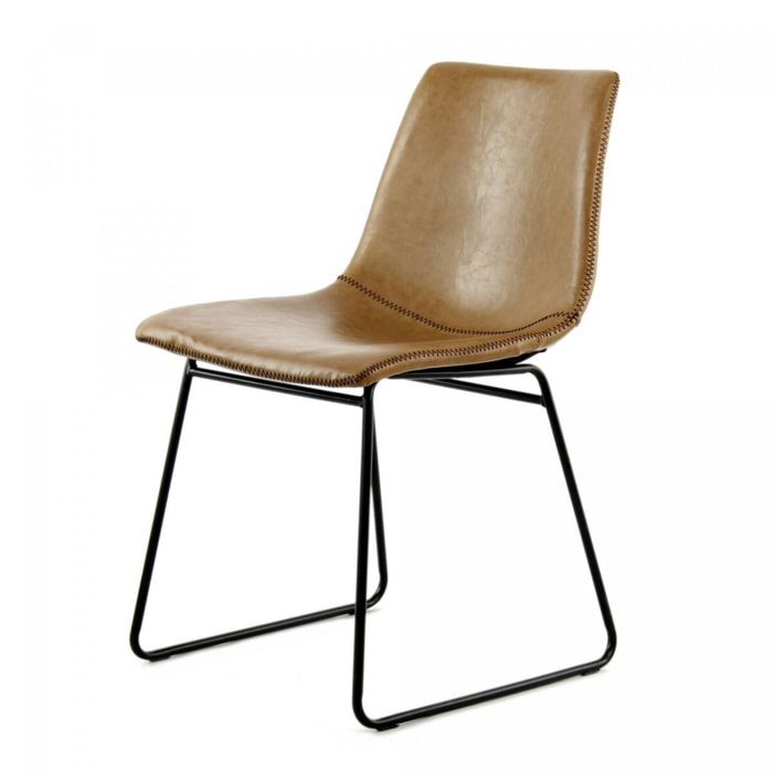 Lot de 2 chaises BILI Partiellement fabriqué à la main