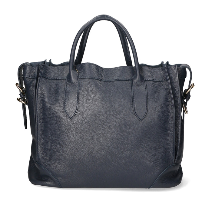 Borsa a mano da donna - Modello Doralice - Vera pelle - 38.0 x 31.0 x 17.0 cm