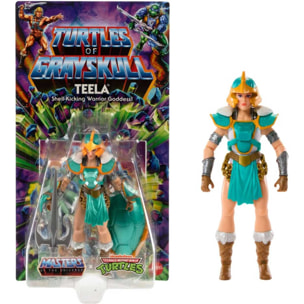 Motu X Tmnt: Turtles Of Grayskull Action Figura Teela 14 Cm Mattel