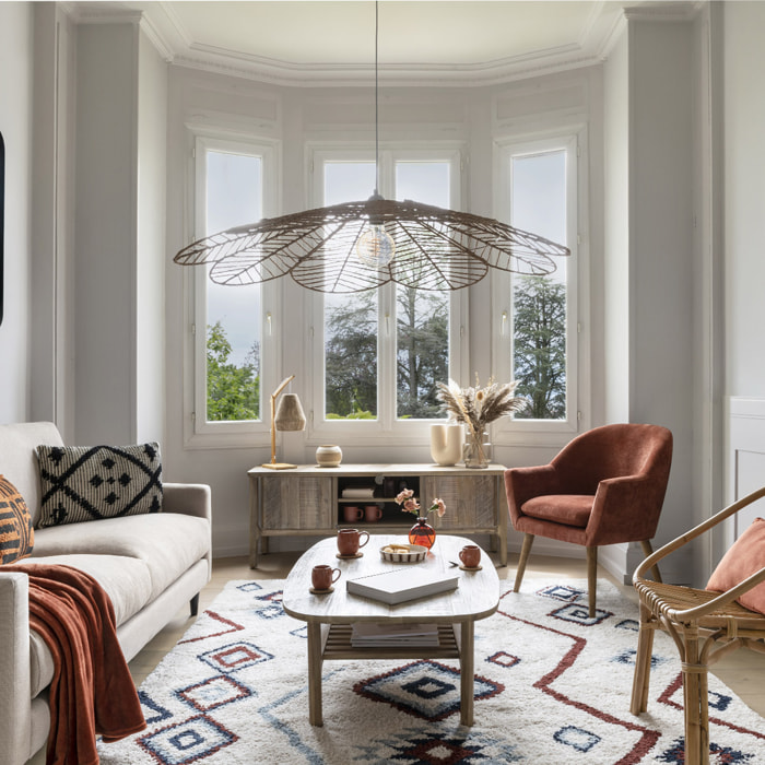 Table basse "Banila" acacia 120x70cm