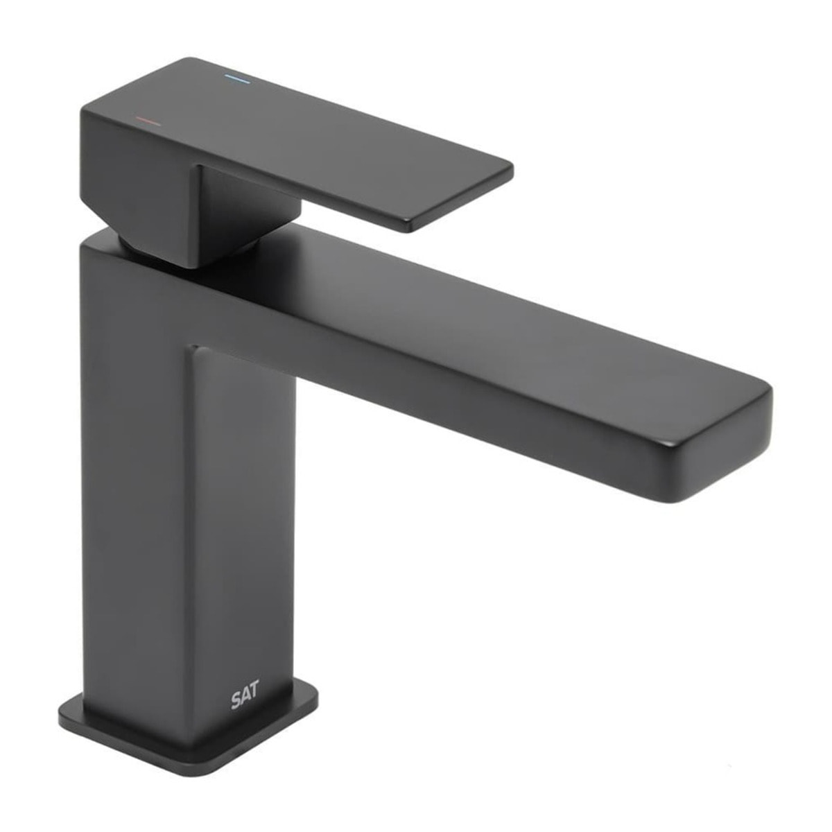 Vision mitigeur de lavabo à levier sur pied, sans vidage, noir mat (SATBSVI271C)
