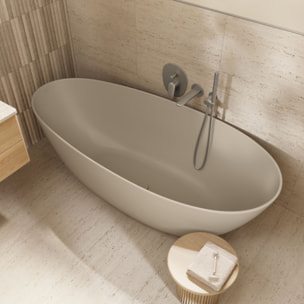 Baignoire ilot Antao quaryl beige
