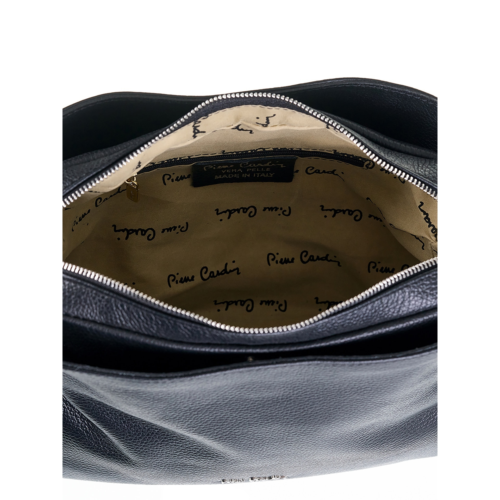 Borsa a tracolla da donna Made in Italy - Modello Aralia Lux - 100% pelle - 30.0 x 23.0 x 13.0 cm