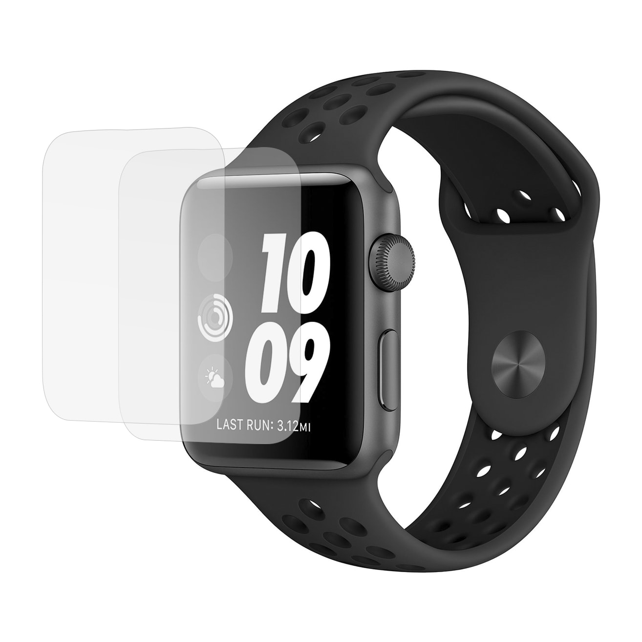 PACK - 2X PROTECTOR CRISTAL TEMPLADO APPLE WACTH 38 MMS