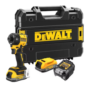 Visseuse à chocs Premium Hydraulique XR 18V Brushless - DEWALT - avec 2 batteries 18V 1.7Ah - chargeur - TSTAK - DCF870E2T-QW