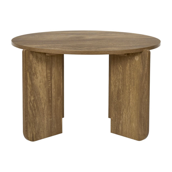 Table Basse - HOME DECO FACTORY - Heritage - Marron - 70 cm