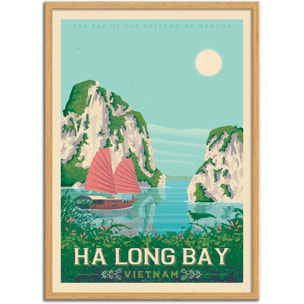 Affiche - Halong Bay - Olahoop Travel Posters