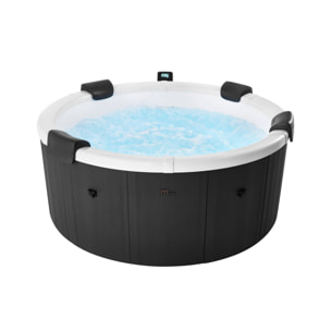 Spa rigide 6 places 180cm rond hydromassage 4 coussins bâche + housse + 8 filtres SPA DENVER + 8 FILTRES SPA