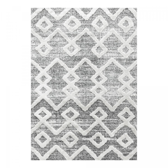 Tapis rond tissé motif scandinave HAPA