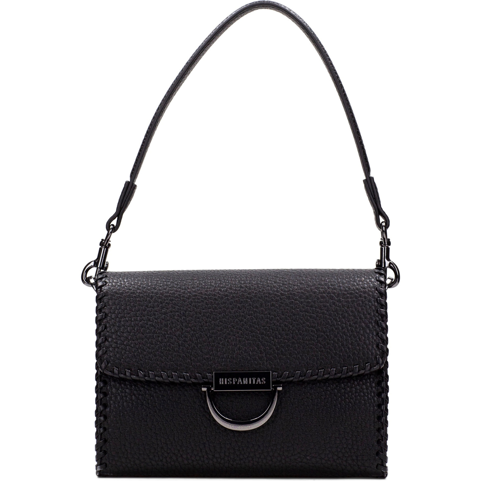 Bolso de Mano  Negro 24cm x 18cm x 9cm