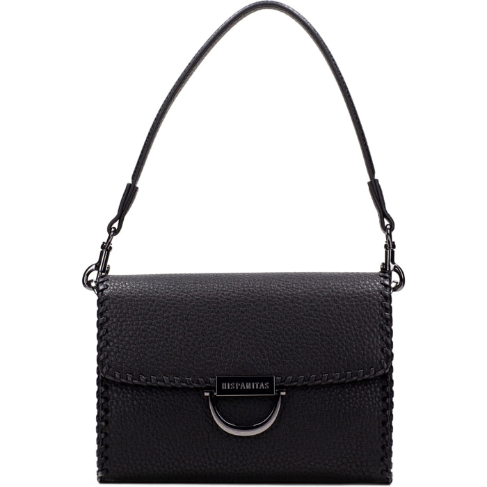 Bolso de Mano  Negro 24cm x 18cm x 9cm