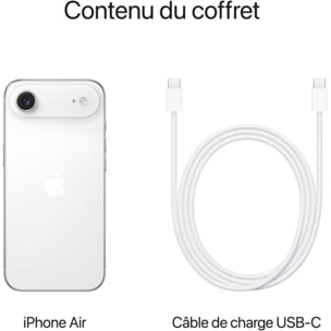 Smartphone APPLE iPhone Air Blanc nuage 1To