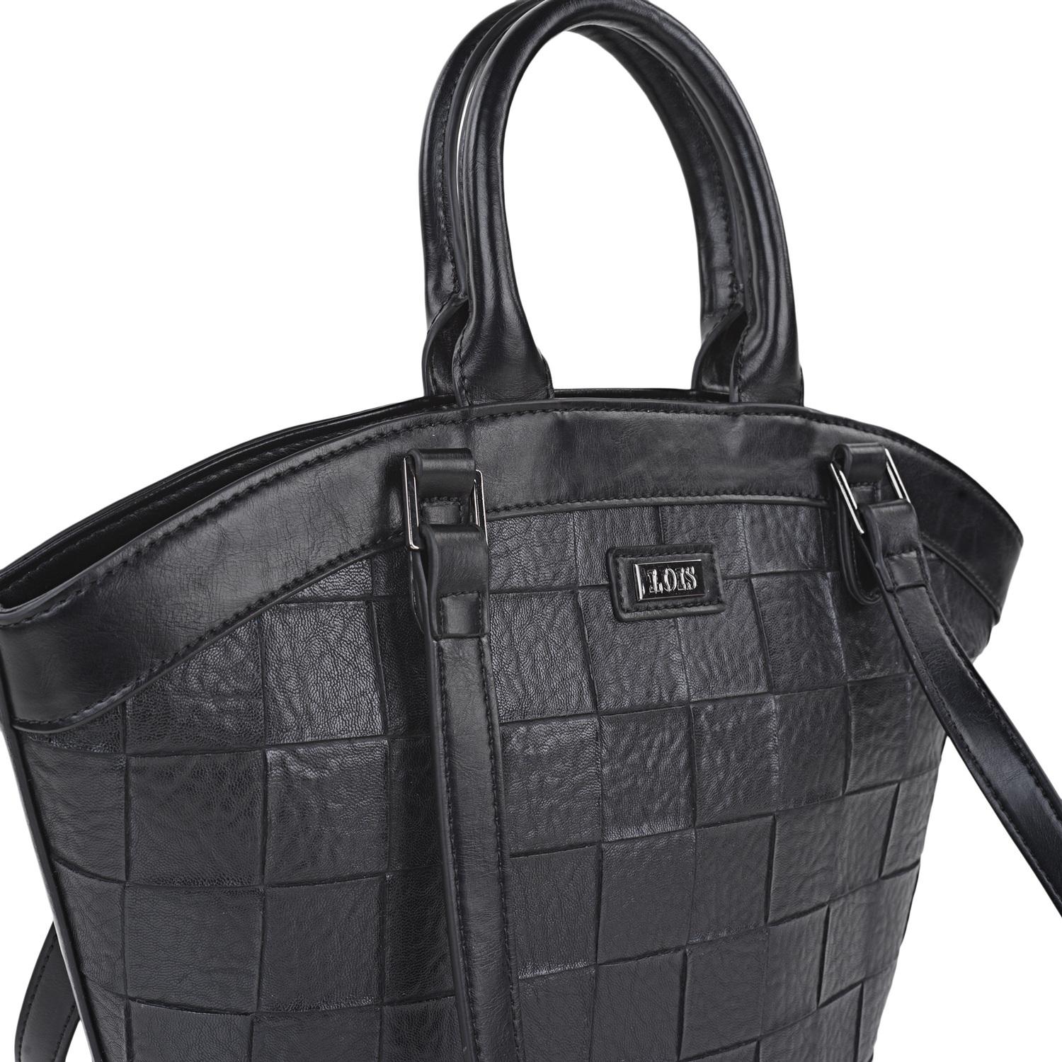 Bolso Shopper-Tote Lois Crossover Negro