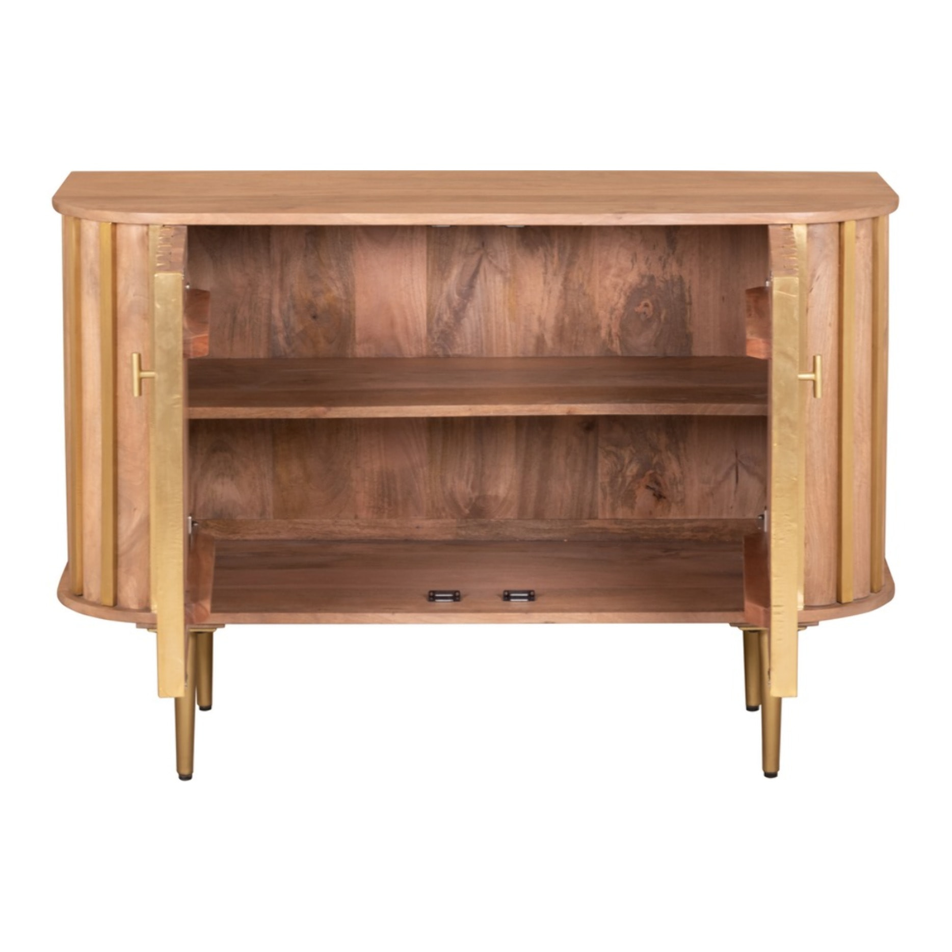 Credenza in legno di mango 125x41x84 cm