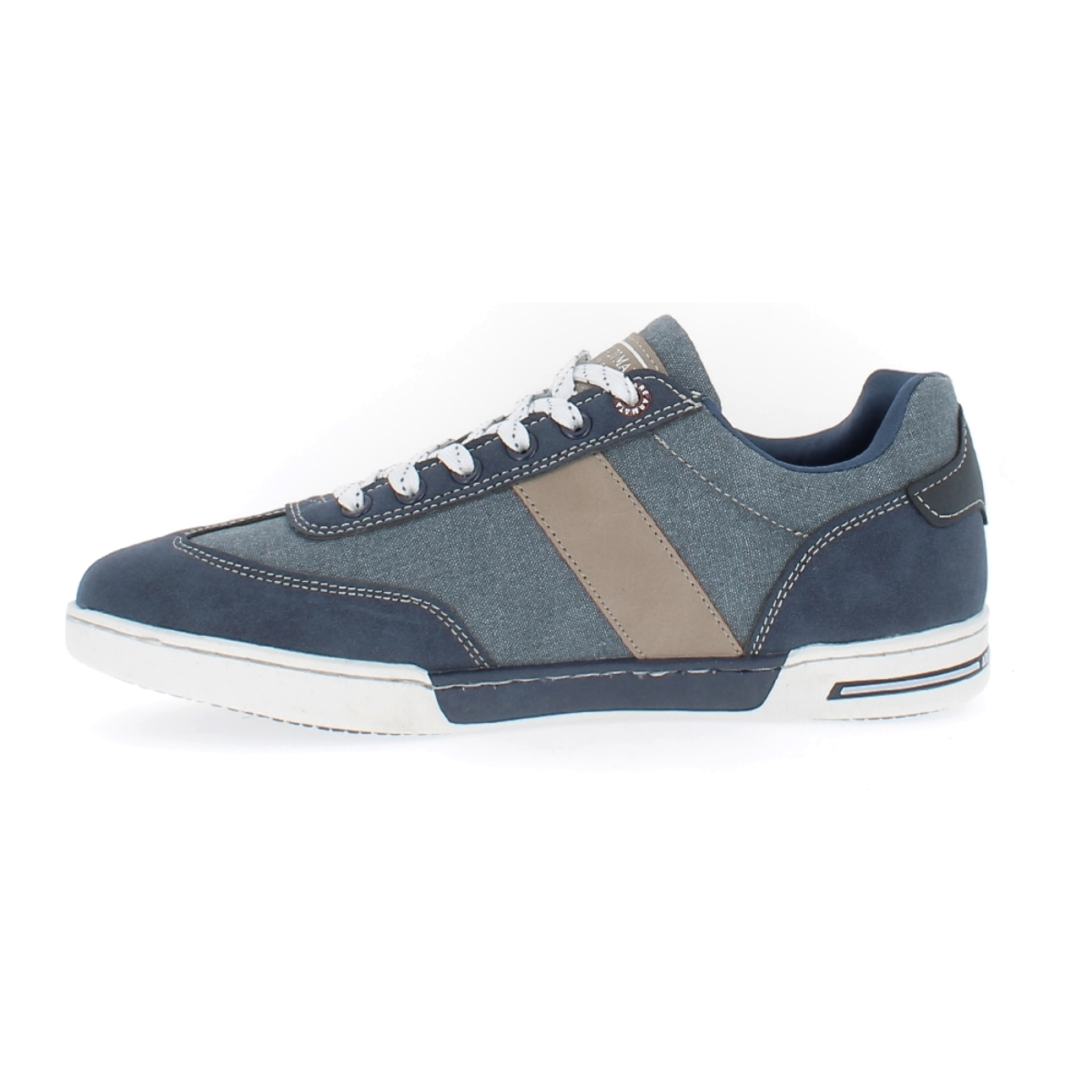 Armata di Mare Scarpe Uomo Court Sneakers Casual con Soletta Rimovibile in Memory Foam AMU SS22M146 Blue Jeans