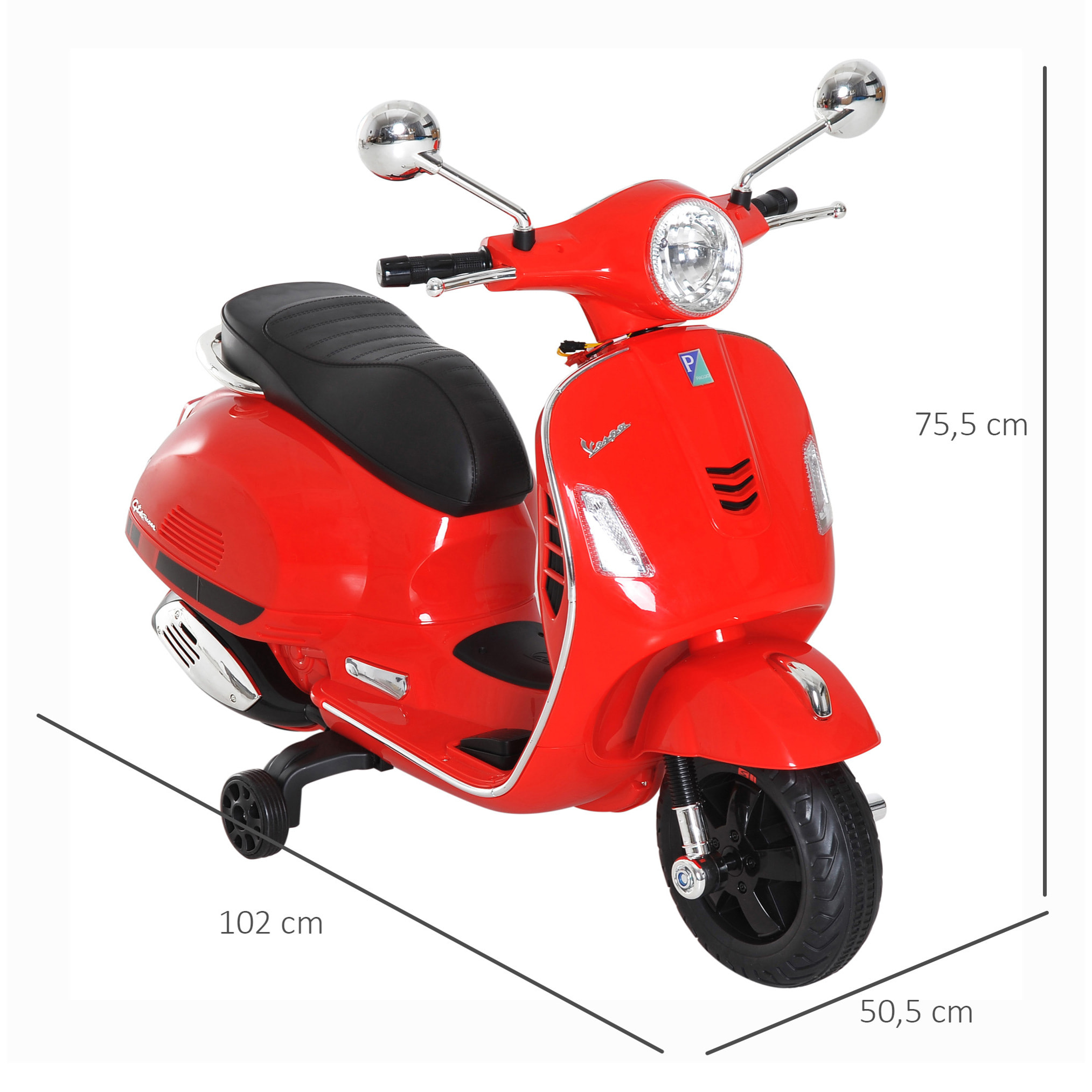 Moto Eléctrica Infantil Rojo