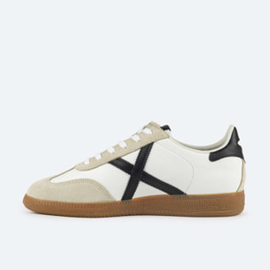 Zapatillas clásicas y planas Blanco y Arena MUNICH BARRU 162