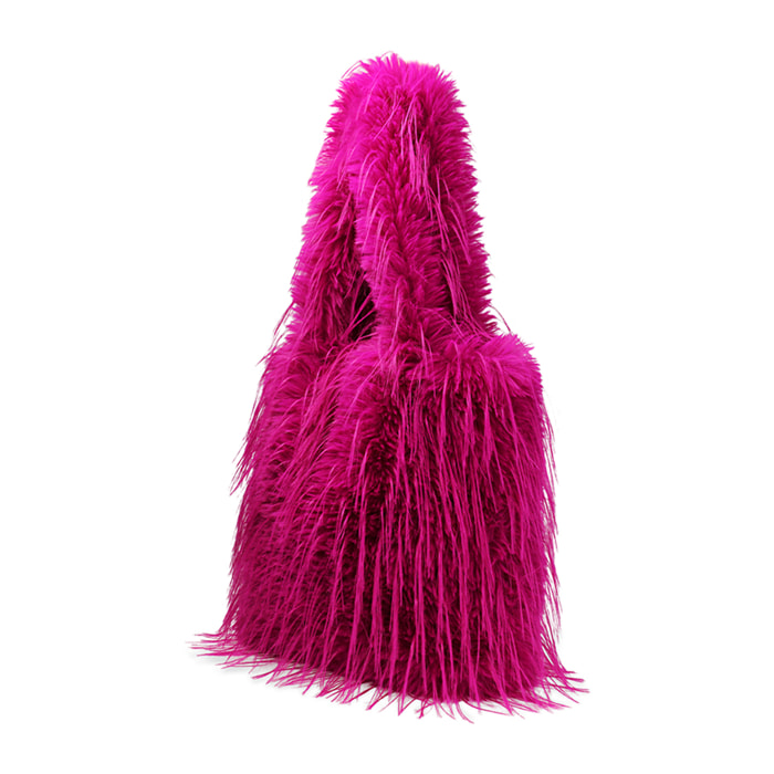 Borsa a spalla fucsia