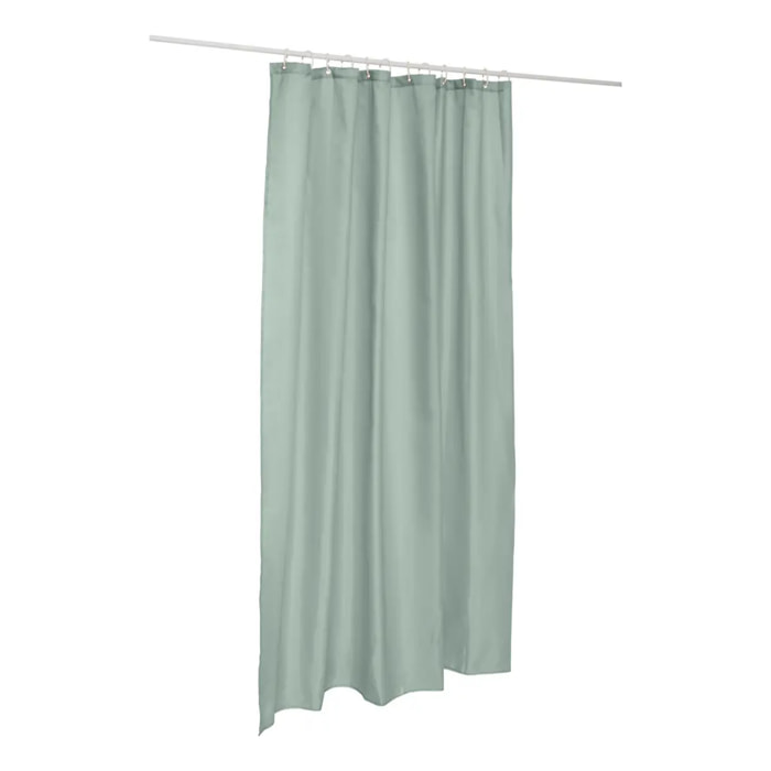 Rideau de douche Colorama 180x200cm vert céladon